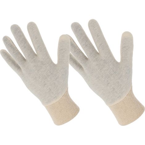 Gants de manutention en coton SINGER JE300FL T8 Écru