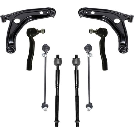 KIT BRACCIO OSCILLANTE 8 PEZZI COMPATIBILE CON TOYOTA VERSO S (P12) 1.4 D4-D (NLP121, / Kit Sospensione Completo OE/OEM / Bracci Oscillanti + Testine Sterzo / Sostituzione Diretta OEM