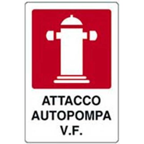 Cartello attacco pompa v.f cm 20X30 (1/2)