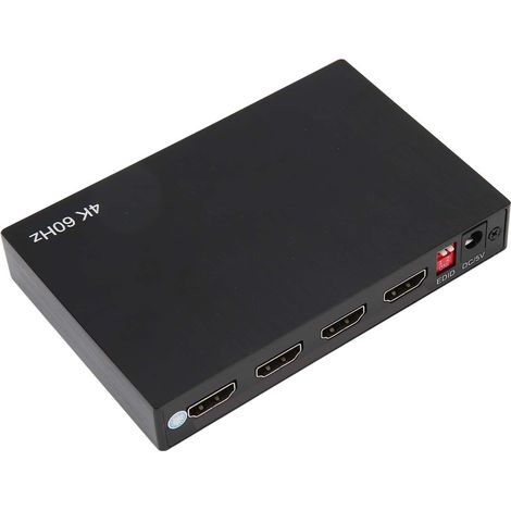 Commutateur HDMI 4K 2x2 avec Répartiteur, 60Hz, HDR, HDCP 2.2, 3D, Alimentation Large 100-240V (1/5)