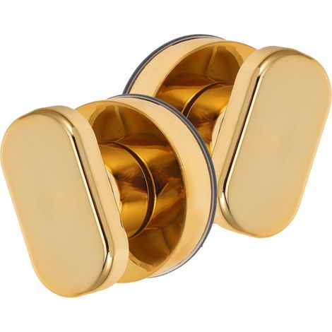 Poignée de porte BESPORTBLE en ABS doré, lot 2, design moderne et (1/5)