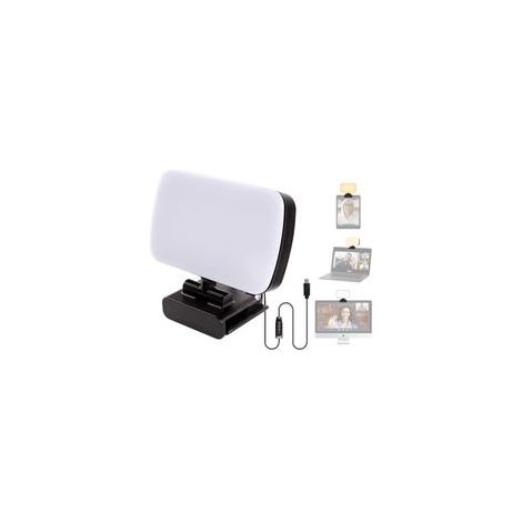 Lampe LED Streaming USB - Lumière de Bureau Réglable 3 Couleurs - 120 LEDs avec Clip pour PC, Visioconférence,Gaming - Éclairage Pro pour Streaming/Télétravail/Video Calls (1/5)