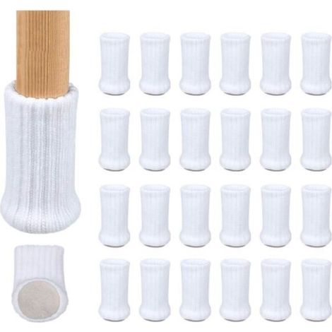 Chaussettes de Meubles - Non spécifié - 24 Paires - Antidérapantes - Lavables en Machine - Réduisent le Bruit (1/4)