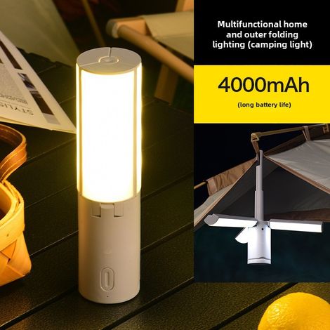 Luz nocturna inteligente con detección de presencia humana, linterna, luz de camping, aplique de pared para pasillo o armario, luz ambiental (multifuncional, plegable, batería de larga duración). (1/5)