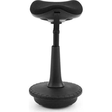 Tabouret / aide à la station debout Balance Sit Ergo, tissu noir, hjh OFFICE (1/2)
