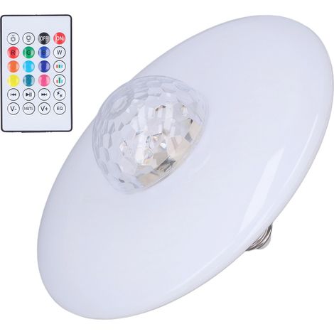 Projecteur LED avec Bluetooth, effet de vague dynamique, culot E27, RGB, télécommande, 24 W, 85-265 V (1/5)
