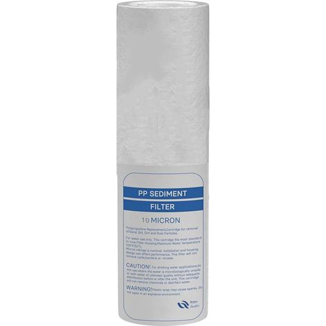10 Mikron Antisediment Ersatz aus Polypropylen für 9-3 / 4 - 10 Zoll Filterhalter 2 (1/5)