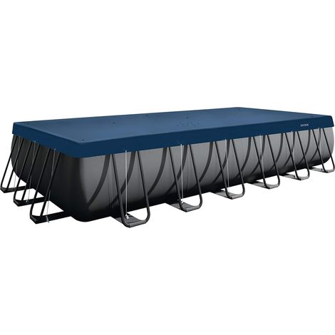Pool Cover 732 x 366 cm Rectangular PVC and PET INTEX (1/4)