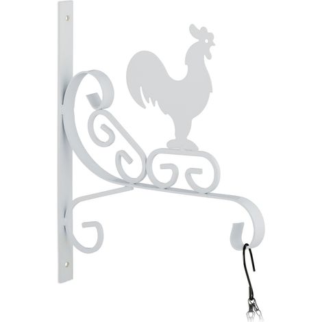Soporte para cesta colgante con gallo