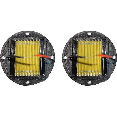 65-mm-Hochtönerpaar mit Membranen für einen verbesserten, klaren und natürlichen Klang