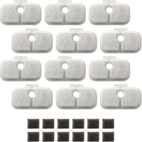 Filtres de Remplacement pour à Eau Chat PLWF105/PLWF115/PLWF005 Triple Filtration Animaux Compagnie