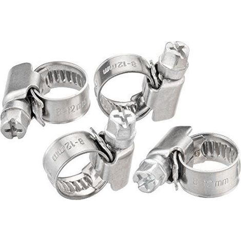 Cornat T3083000 Colliers pour tuyaux, 1/4'', 8-12 mm, Multicolore