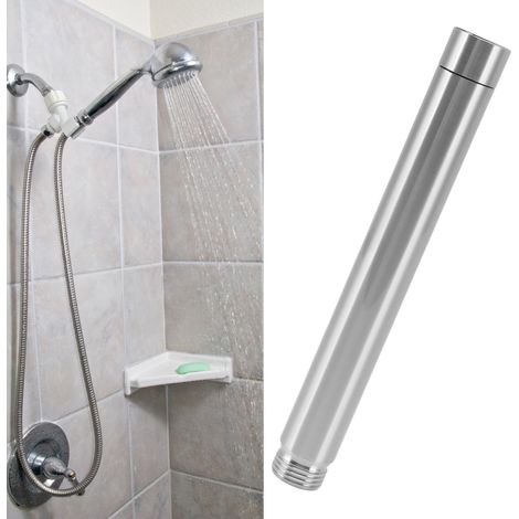 Duschverlängerungsrohr – 15 cm Edelstahlverlängerung, einfache Montage, modernes Design (1/5)