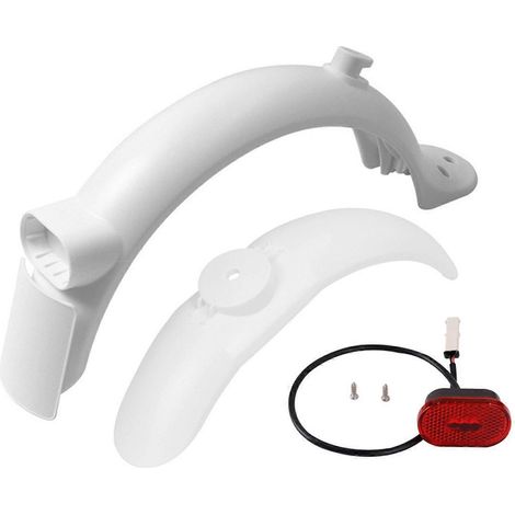 Trousse de Garde-Boue Avant et Arrière avec Feu Arrière pour Scooter Électrique M365 Pro2 - Protection et Éclairage Compatible (1/3)