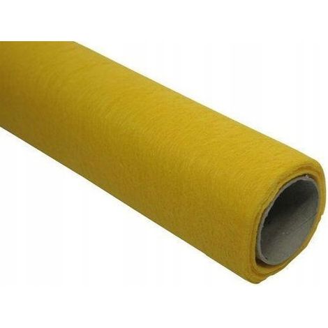 Tessuto non tessuto decorativo, 50 cm x 10 m, giallo