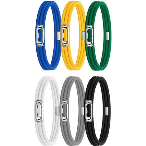 Lot de 6 rubans pour poubelles, grandes sangles élastiques réglables, compatibles avec les poubelles de 8 à 33 gallons, rubans multi-usages, durables (1/5)