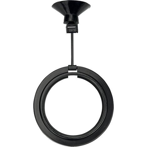 61303 Centrale elettrica rotonda nera, diametro 7,5 cm