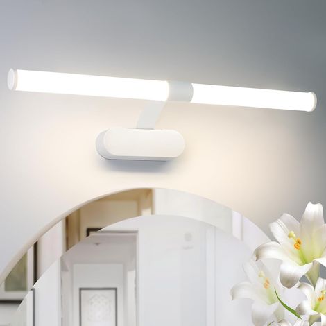 ZMH – Lampe miroir LED 60 cm – 8W étanche IP44 – Lumière blanche neutre 4000K – Installation murale pour salle de bains et cuisines (1/5)