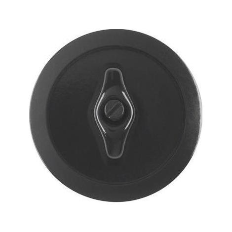 Berker Zentralstück mit Knebel sw/gl 164701 (1/5)