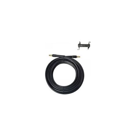 Tuyau haute pression 6m pour nettoyeur Karcher K2-K7 Connecteurs compatibles Pression 180 bar Matériaux PVC et nylon renforcé (1/5)