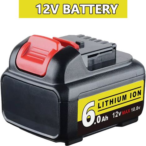 [1Pack] 6,0 Ah DCB120 Ersatz für Dewalt 12 V Max Li-on Batterie Pin Anzug für 12 Volt DCB124 DCB126 DCB127 DCB122 Werkzeuge Batterie (1/5)