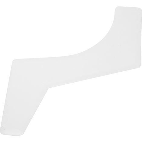 Gabarit de mise en forme de barbe pour salon de coiffure à domicile - Accessoire de coiffure (blanc) (1/5)