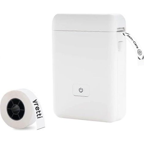 Imprimante d'étiquettes autocollantes, étiqueteuse Bluetooth, pour la maison, l'école, le magasin, les noms, compatible avec Android et iOS (1/5)