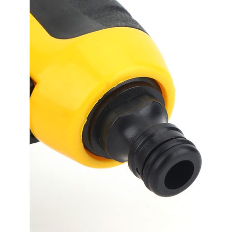 Pistolet de Nettoyage Haute Pression 6m pour Voiture - Mousse et Jet Puissant - Outil de Lavage Jaune