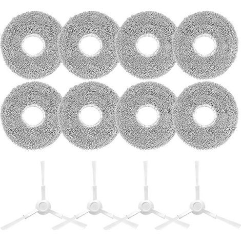 Lot de 12 brosses latérales principales pour aspirateurs Cecotec Conga 20090 Pro AI / Everybot Q9 / Inic IX30 AI Ultra / Polaris 7790 (1/5)