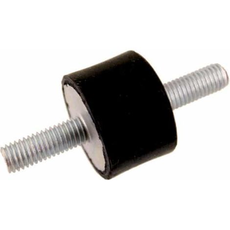Silent bloc universel mâle/mâle – Ø 15mm – Longueur 15mm – Filet M4 – Longueur filet 10mm
