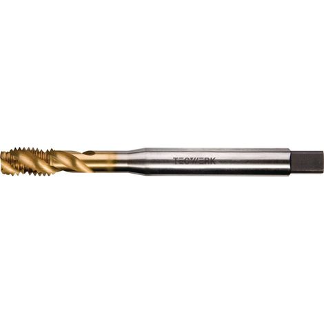 TECWERK Maschinengewindebohrer DIN 371C M3x0,5mm HSS-Co TiN 6H TECWERK