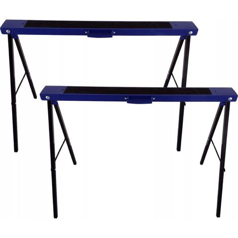 Tréteau d'atelier Allbe, robuste, 2 pièces, charge maximale 200 kg