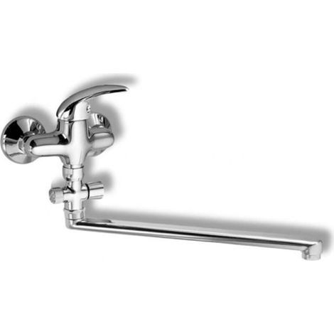 Novaservis Metalia 55 - Miscelatore per vasca da bagno a parete senza accessori 100 mm, cromo 55073/1,0