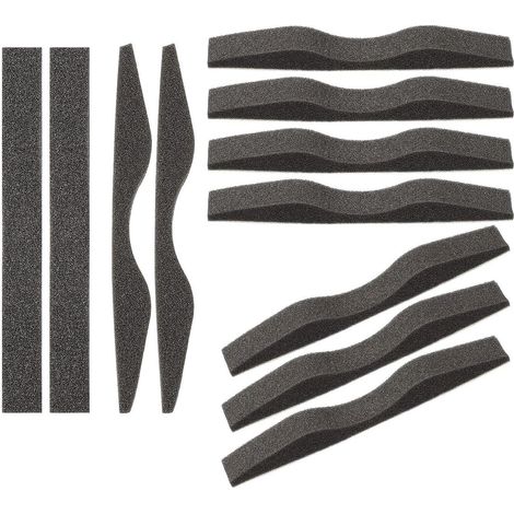 Lot de 24 plaquettes nasales en mousse à mémoire de forme avec bande de protection antibuée auto-adhésive en microfibre (1/5)