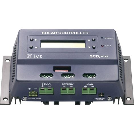 Régulateur de charge solaire IVT SCDplus 25A 12 V, 24 V 25 A A687351 (1/2)
