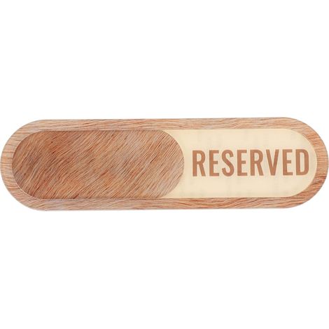 Panneau Coulissant Indicateur D'occupation en Acrylique de Confidentialité Beige pour Salle de Restaurant ou Cabine D'essayage Mariage (1/5)