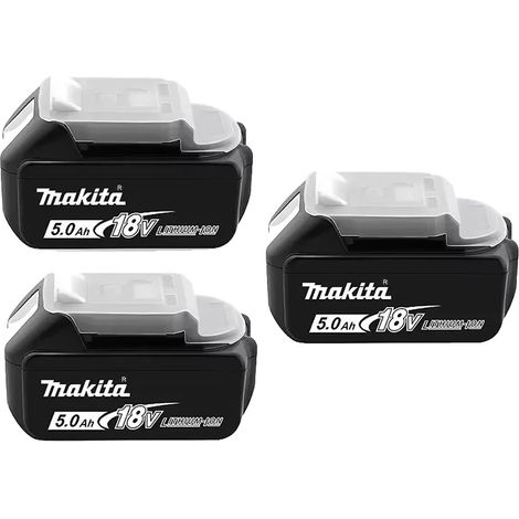 Batterie d'outil sans fil, 18V Lithium-ion, capacité de 6000mAh, Makita 18V 5AhX3 (1/2)