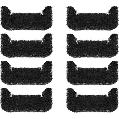 Paquete de 8 filtros de esponja de alta densidad, compatibles con fuentes de agua, filtro de repuesto para gatos. (1/5)