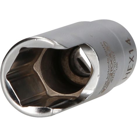 KS Tools 3/8" Spezial-Winkel-Rohrverbinder-Stecknuss, 14 mm - 460.5087 (1/3)