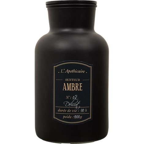 Bougie - HOME DECO FACTORY - Alchimiste - Parfumée - Matte - Noir (1/5)
