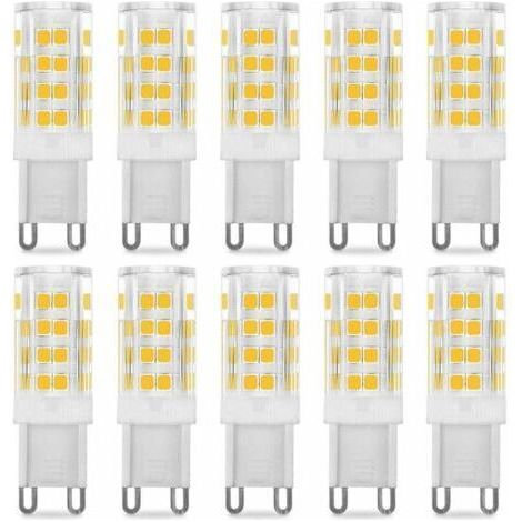 Ampoule LED G9 5W, Equivalent 40W , Blanc Chaud 3000k, 220-240V, 360° angle de faisceau, Pack de 10 (1/5)