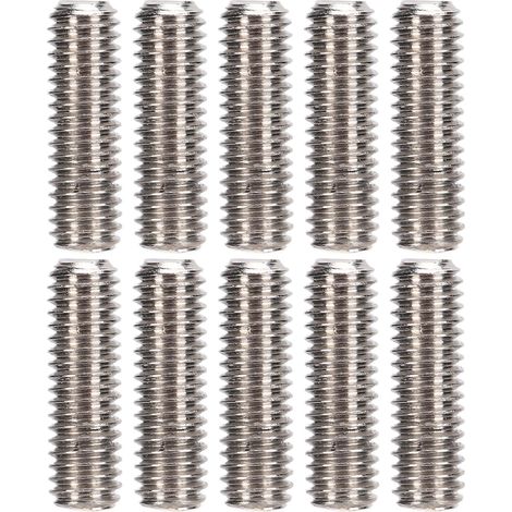 50-teiliges Sortiment an Gewindestiften A2-70 aus Edelstahl, M3x10 (1/5)