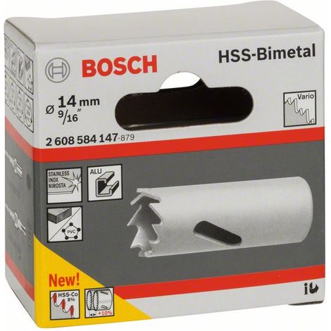 Bosch Lochsäge HSS-Bimetall für Standardadapter 14 mm, 9/16"