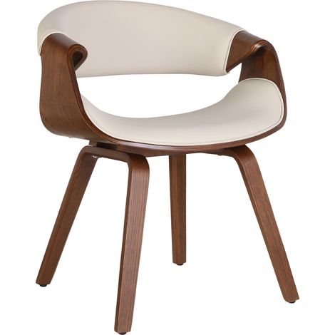 Esszimmerstuhl Foley creme Kunstleder