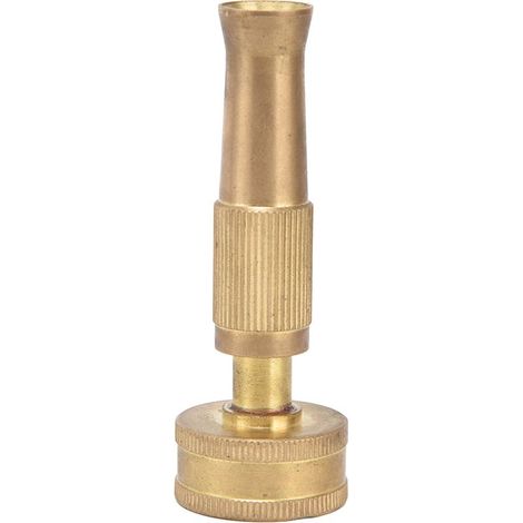 Buse rotative réglable, adaptateur de pulvérisation pour tuyau d'arrosage épais, en laiton massif durable pour l'arrosage. (1/5)