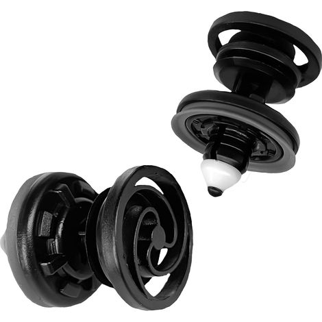 20 clips de fixation en nylon pour panneaux de porte – Type à pression, 8 mm – 7L6868243 – Clips pour panneaux de porte – Nouveau modèle – Compatibles avec Volkswagen, Audi et Porsche (1/4)