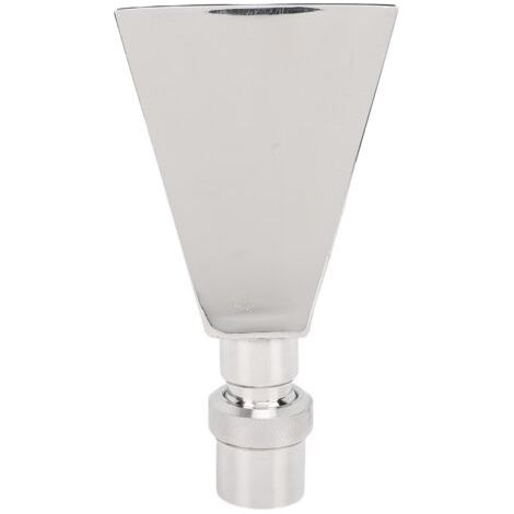 Buse fontaine forme éventail filetage universel 3/4" et 1" acier inoxydable, pulvérisation pour fontaine bassin jardin (1/5)