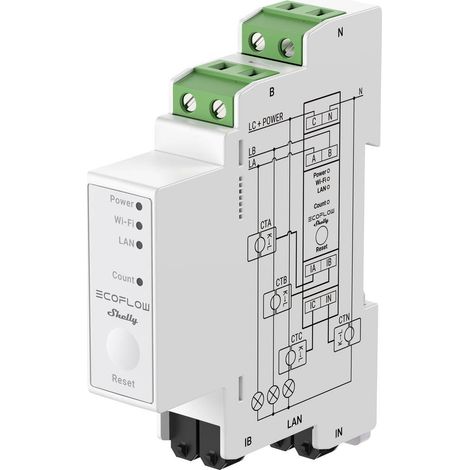 ECOFLOW x Shelly Smart Meter EF-OS-SM003-SMSHEL Regolatore di consumo