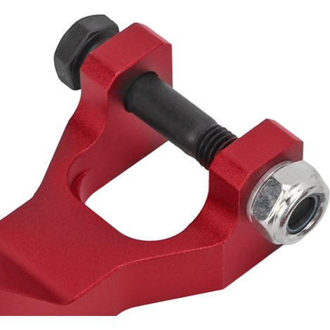 Kit de abaissement avant pour quad ATV, Drop de 3.5 pouces en aluminium pour Raptor 660R YFM660R 2001‑2005, Kit 2 pièces Rouge (1/5)