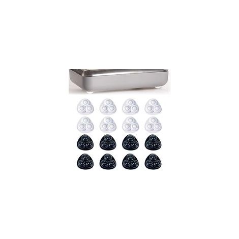 16 Pièces Roulettes Pour Meubles Mini Roulette Rotation À 360 Degrés Petite Roulette Auto-Adhésif Billes Roulettes Roulettes À Billes Pour Meubles Pour Armoire Canapé